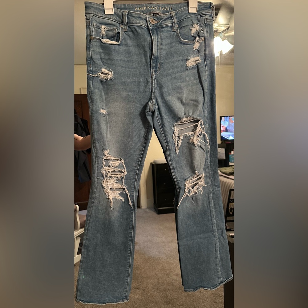 American Eagle Outfitters High Rise Skinny Kick Jean
